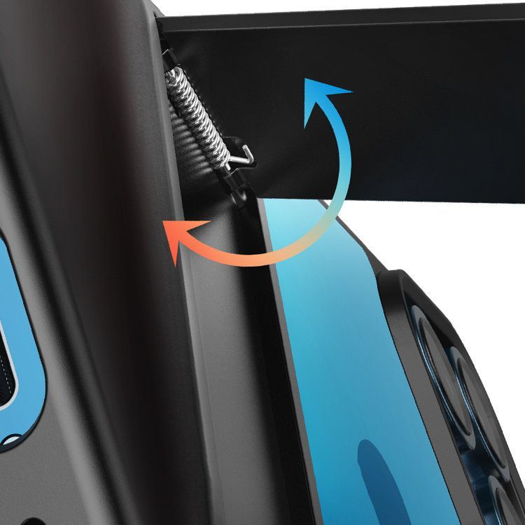 Tagakaaned Ugreen Ugreen Fusion Kickstand Case iPhone 13 Pro Hard Cover with Gel Frame and Stand black (90153)