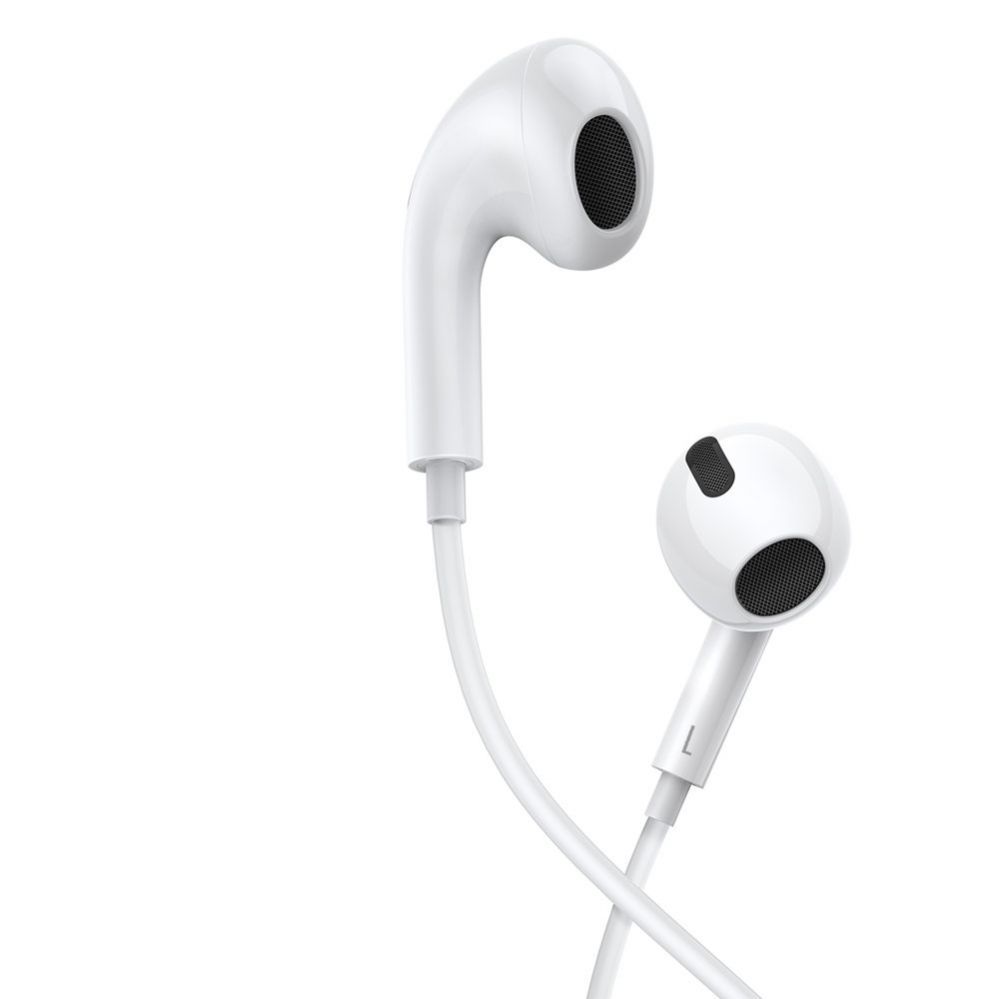 Kõrvaklapid Baseus Baseus encok c17 in-ear wired headphones with usb type c microphone white (NGCR010002)