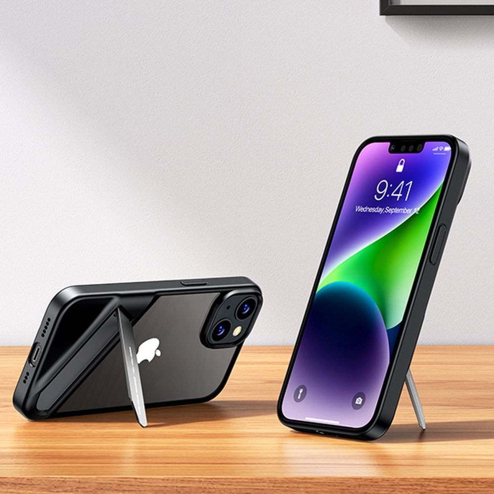 Tagakaaned Ugreen Ugreen LP634 Kickstand Protective Case Hard Cover with Gel Frame and Built-in Stand for iPhone 14 Plus (90925)