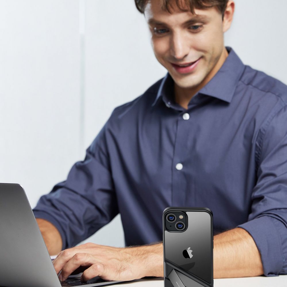 Tagakaaned Ugreen Ugreen LP634 Kickstand Protective Case Hard Cover with Gel Frame and Built-in Stand for iPhone 14 Plus (90925)