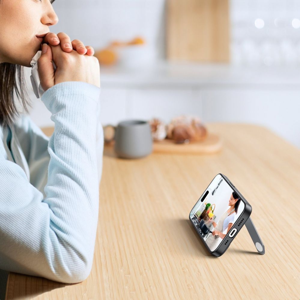 Tagakaaned Ugreen Ugreen LP635 Kickstand Protective Case Hard Cover with Gel Frame and Built-in Stand for iPhone 14 Pro Black (90926)