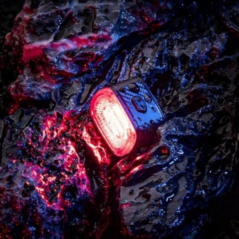 Jalgratta tarvik Rockbros Rockbros Q2S LED Rear Bike Light with Smart Stop System + USB-C - USB-A Cable - Black