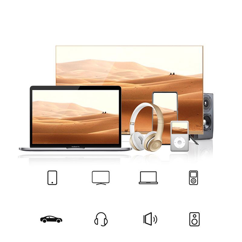 Cable Ugreen Ugreen audio cable AUX angled minijack 3.5 mm 2m blue (AV112)