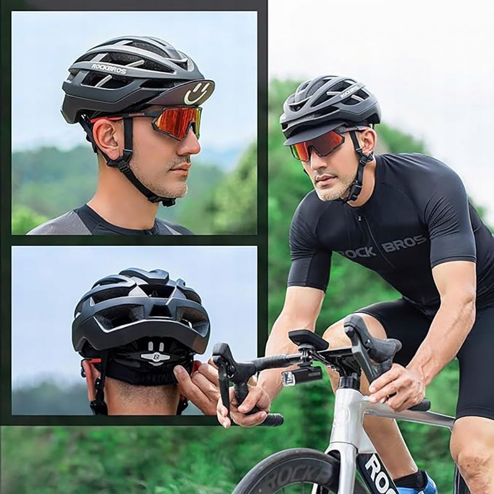 Teine toode Rockbros Rockbros 18230005001 cycling cap with peak - black