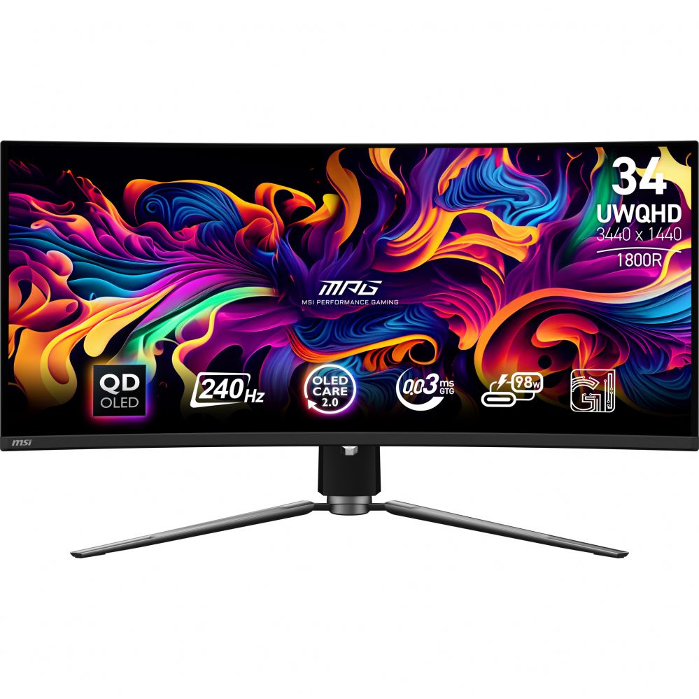 Monitorid MSI MONITOR OLED 34"/MPG 341CQPX QD-OLED