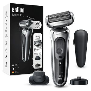 Raseerijad Braun  Shaver 71-S4200cs	 Operating time (max) 50 min, Wet & Dry, Silver/Black 
