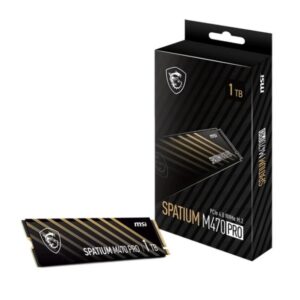 Kõvaketas SSD MSI  SSD||SPATIUM M470 PRO|1TB|M.2|PCIe Gen4|NVMe|3D NAND|Write speed 4500 MBytes/sec|Read speed 6000 MBytes/sec|2.15mm|TBW 320 TB|MTBF 150000 hours|S78-440L0J0-P83 