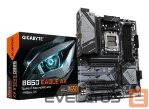Motherboard for AMD processors Gigabyte  Mainboard||AMD B650|Socket AM5|ATX|RAM DDR5-SDRAM|4xSlots|Wi-Fi Yes|Bluetooth Yes|3xNumber of M.2 (M) slots|B650EAGLEAX1.2 