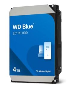 Hard drive HDD Western Digital  HDD||Blue|4TB|128 MB|5400 rpm|3,5"|WD40EZZX 
