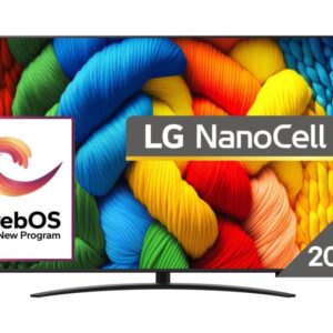 Televiisorid LG  TV Set||86"|4K/Smart|3840x2160|Wireless LAN|Bluetooth|webOS|Black|86NANO81A3A 