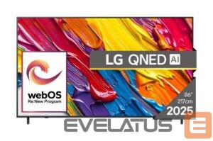 TV LG  TV Set||86"|4K/Smart|3840x2160|Wireless LAN|Bluetooth|webOS|Black|86QNED82A3B 