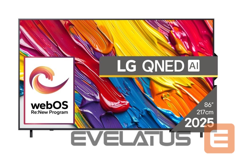 Televiisorid LG TV Set||86"|4K/Smart|3840x2160|Wireless LAN|Bluetooth|webOS|Black|86QNED82A3B