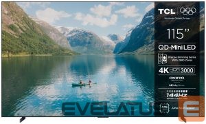TV TCL  TV Set||115 "|4K Ultra HD|3840 x 2160 pixels|Flat|16:9|QD-Mini LED|115C7K 