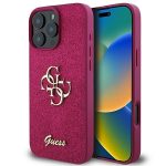 Other Phone Accessory Guess  Guess Glitter Script Big 4G iPhone 16 Pro Case - Purple 