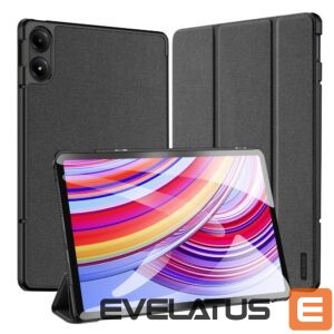 Back panel cover Dux Ducis - Dux Ducis Domo Case with Flip and Smart Sleep for Xiaomi Redmi Pad Pro (4G/5G)/Poco Pad 12.1 - Black 