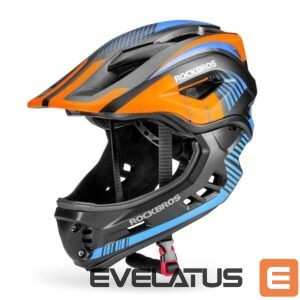 Another product Rockbros  Rockbros TT-32SOBL-S children's bicycle helmet with removable chinbar, size S - black and orange 