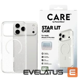 Muud kaubad Panzer Glass  CARE by PanzerGlass Flagship Urban Explorer Case w. White MagSafe for iPhone 17 Pro Max - Clear Glitter 