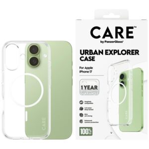 Muud kaubad Panzer Glass  CARE by PanzerGlass Flagship Urban Explorer Case w. White MagSafe for iPhone 17 - Transparent 