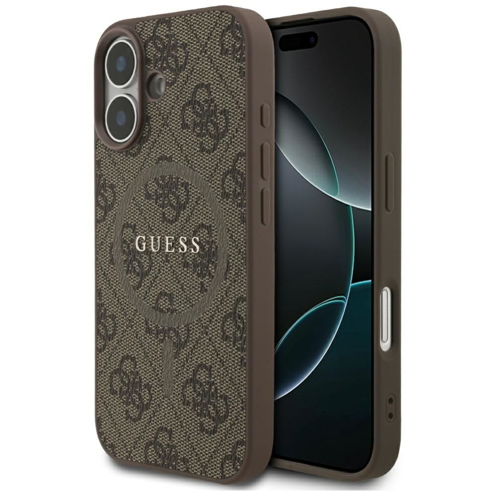 Muud kaubad Guess Guess 4G Ring Classic Logo MagSafe Case for iPhone 17 - Brown