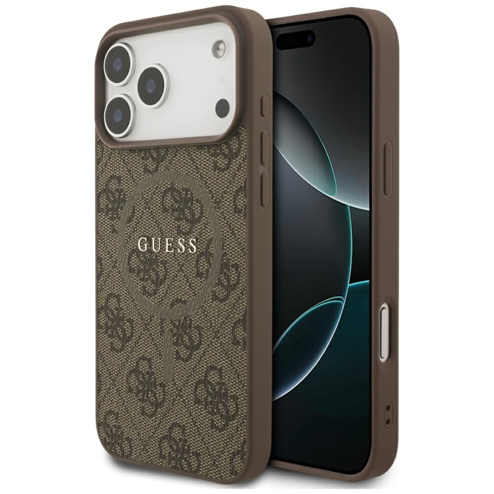 Muud kaubad Guess Guess 4G Ring Classic Logo MagSafe Case for iPhone 17 Pro Max - Brown