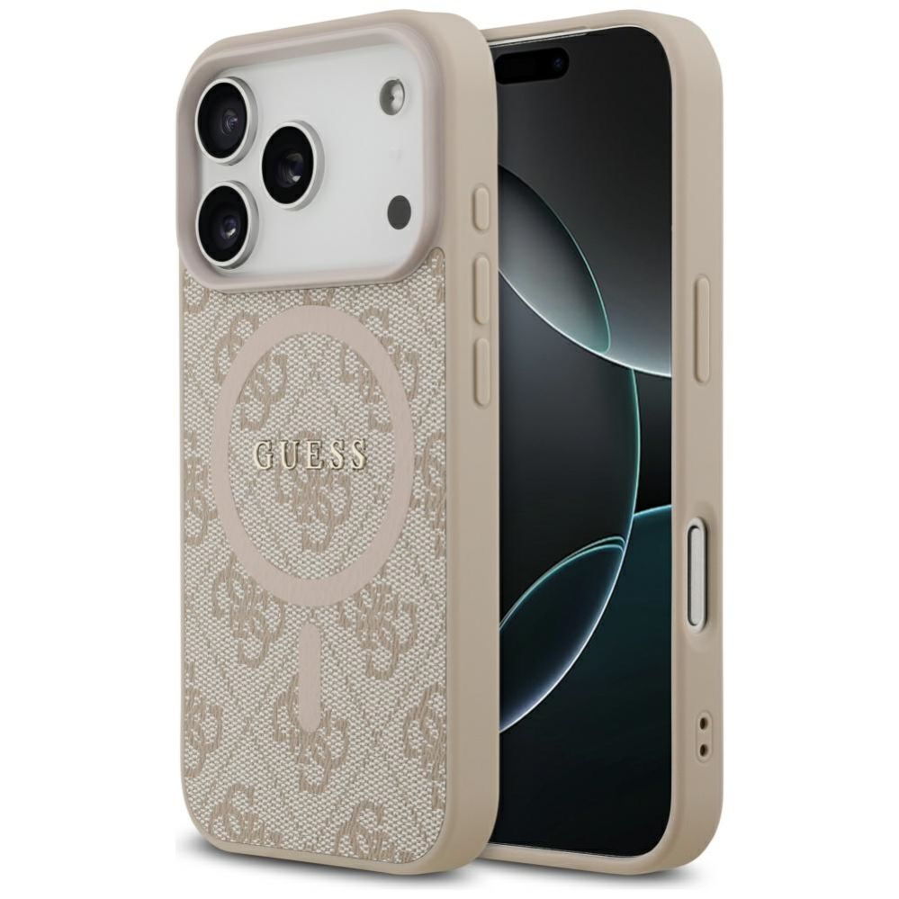 Muud kaubad Guess Guess 4G Ring Classic Logo MagSafe Case for iPhone 17 Pro - Pink
