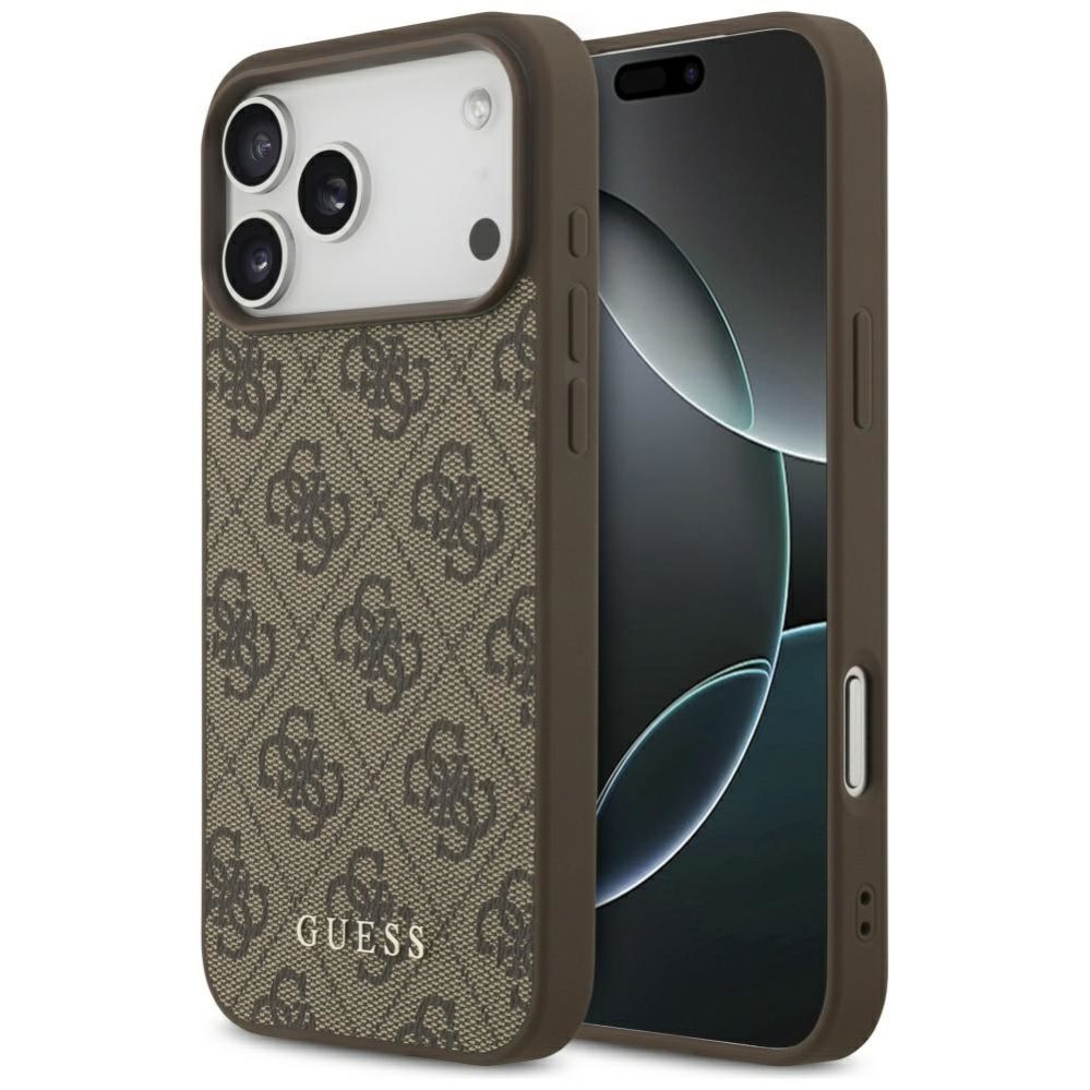 Muud kaubad Guess Guess 4G Classic Case for iPhone 17 Pro Max - Brown