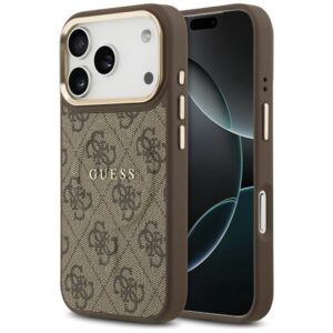 Muud kaubad Guess  Guess 4G PU Classic Logo MagSafe Case for iPhone 17 Pro - Brown 