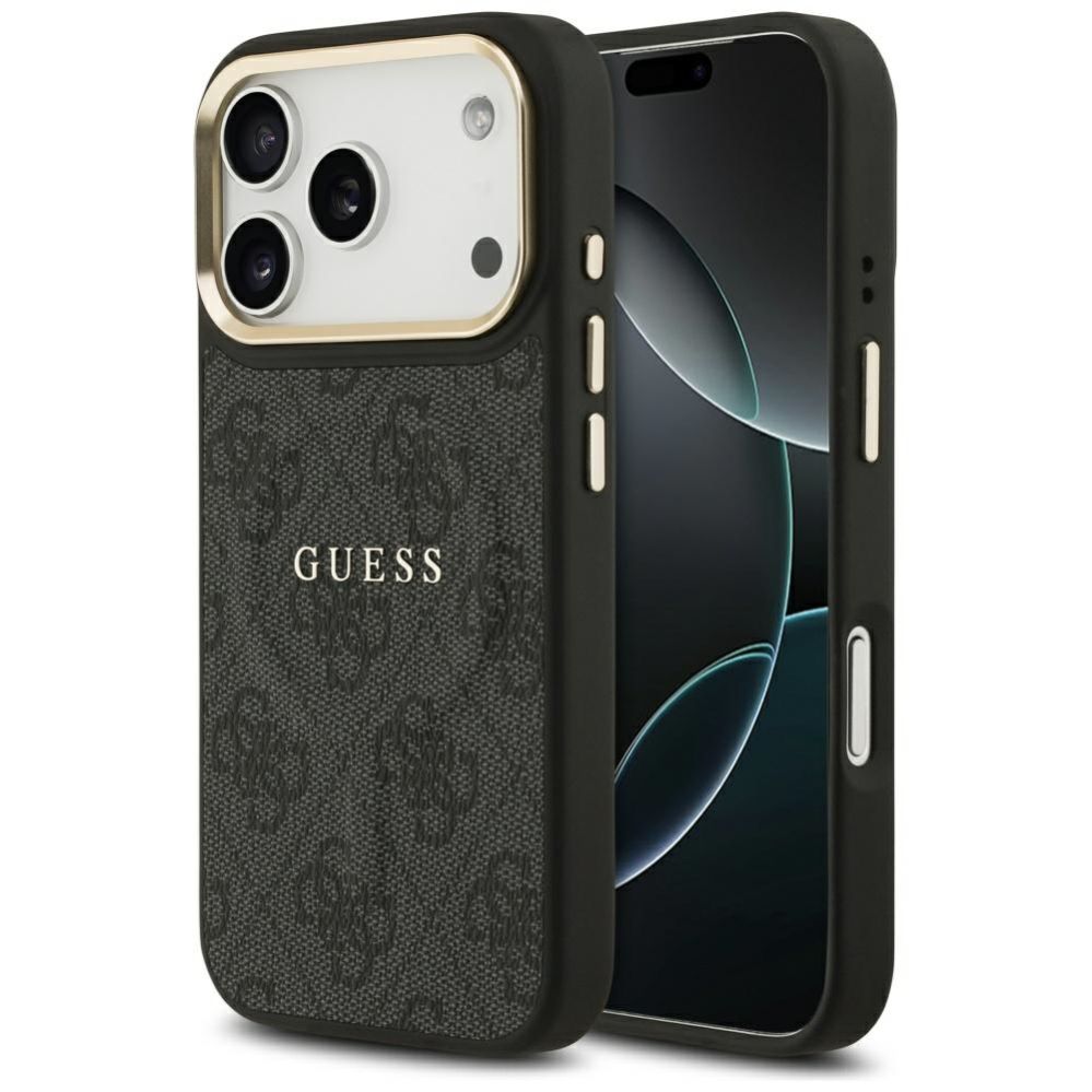 Muud kaubad Guess Guess 4G PU Classic Logo MagSafe case for iPhone 17 Pro - black