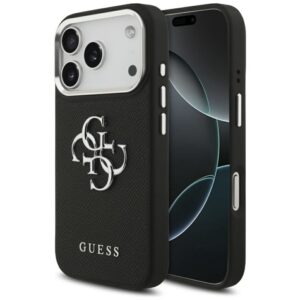 Muud kaubad Guess  Guess Grained Big 4G Classic Logo case for iPhone 17 Pro - black 