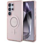 Muud kaubad Guess  Guess Rhinestones Printed Classic Logo MagSafe Samsung Galaxy S25 Ultra Case Pink 