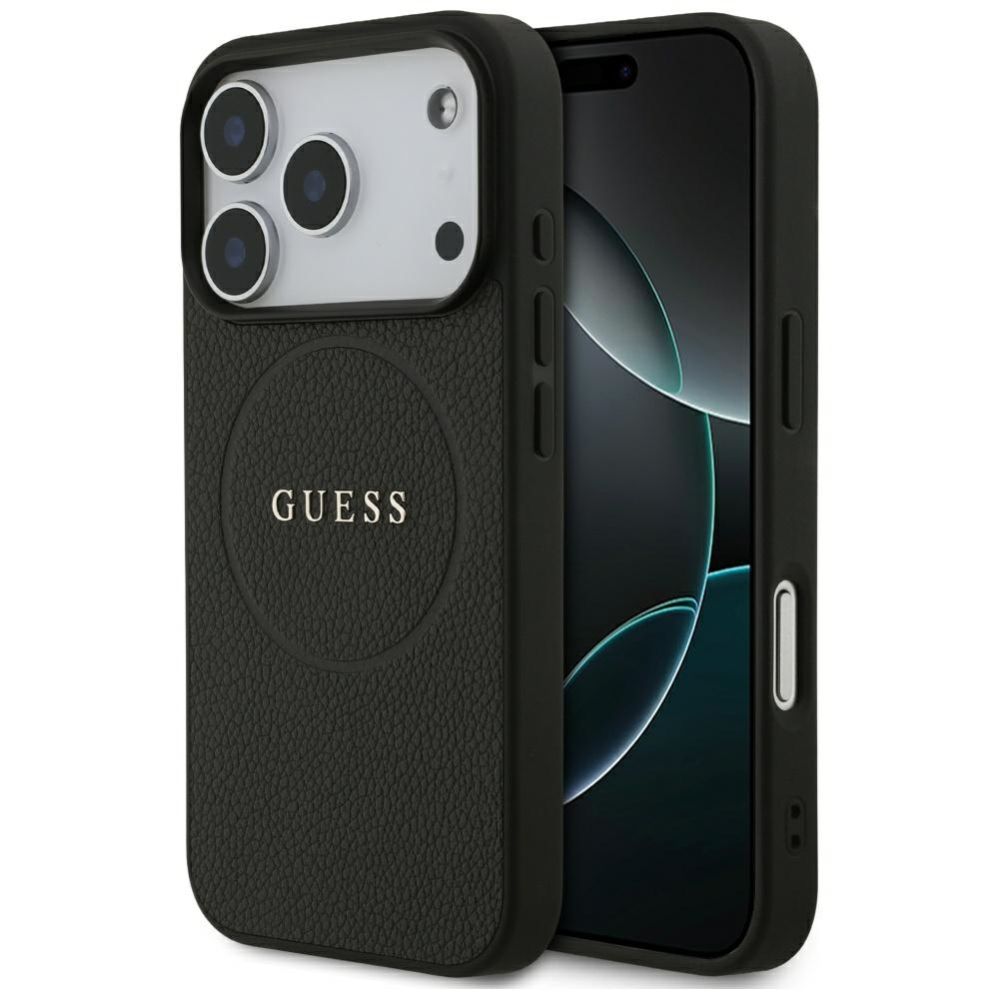 Other goods Guess Guess Grained Ring MagSafe case for iPhone 17 Pro - black