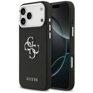 Muud kaubad Guess  Guess Grained Big 4G Classic Logo case for iPhone 17 Pro Max - black 