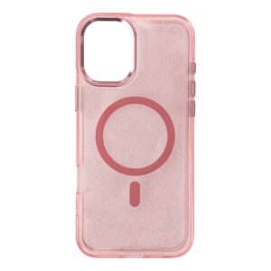 Other goods Hurtel  Glitter Case for Samsung Galaxy S26, MagSafe Compatible - Pink 