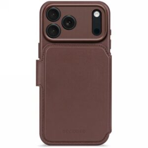 Muud kaubad Decoded  Decoded Leather Detachable Wallet Case with MagSafe for iPhone 17 Pro - Brown 