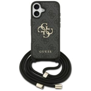 Muud kaubad Guess  Guess 4G Big Logo Cord Stap Crossbody Case for iPhone 17 - Black 