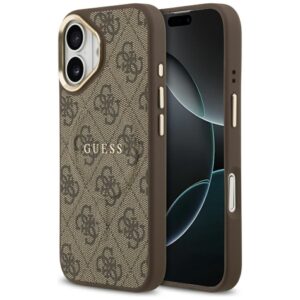 Muud kaubad Guess  Guess 4G PU Classic Logo MagSafe Case for iPhone 17 - Brown 