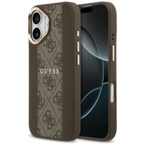 Muud kaubad Guess  Guess 4G Stripe MagSafe case for iPhone 17 - brown 