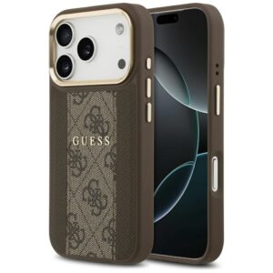 Muud kaubad Guess  Guess 4G Stripe MagSafe case for iPhone 17 Pro - brown 