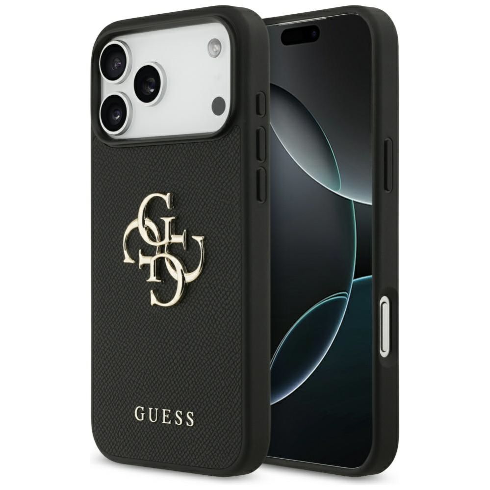 Other goods Guess Guess Grained Big 4G & Classic Logo case for iPhone 17 Pro Max - black