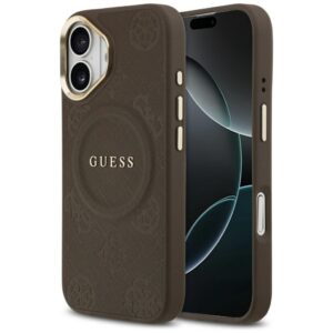 Muud kaubad Guess  Guess Peony Hot Stamp MagSafe Case for iPhone 17 - Brown 