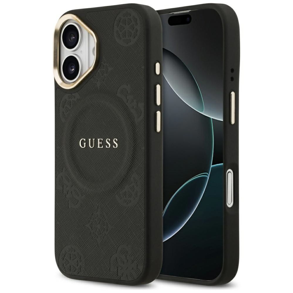 Muud kaubad Guess Guess Peony Hot Stamp MagSafe Case for iPhone 17 - Black