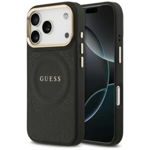 Muud kaubad Guess  Guess Peony Hot Stamp MagSafe Case for iPhone 17 Pro - Black 