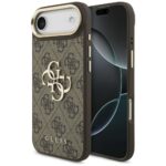 Kitos prekės Guess  Guess 4G Big 4G Classic Logo Case for iPhone Air - Brown and Gold 