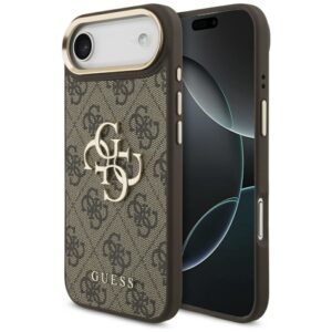 Muud kaubad Guess  Guess 4G Big 4G Classic Logo Case for iPhone Air - Brown and Gold 