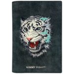 Citas preces Nimmy  Nimmy Raptor Tiger Passport/Wallet Case - Dark Gray 