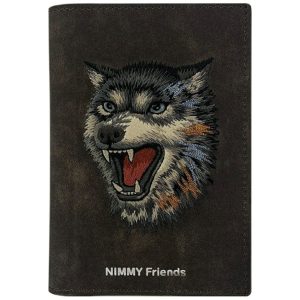 Muud kaubad Nimmy  Nimmy Raptor Wolf Passport/Wallet Case - Brown 