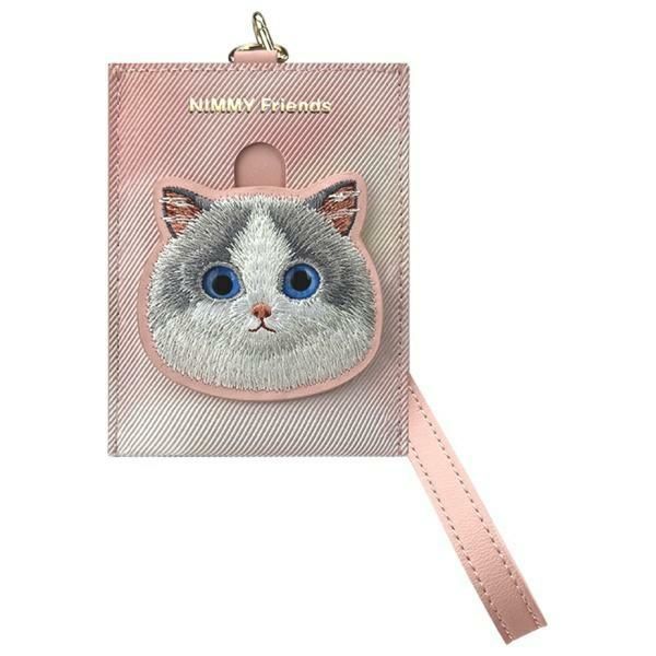 Muud kaubad Nimmy Nimmy Big Eyed Pet 2.0 Cat Wallet Card Holder - Pink