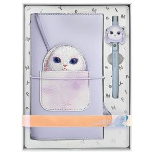 Muud kaubad Nimmy  Nimmy Big Eyed Pet 2.0 Rabbit 2-in-1 Notebook + Pen Set - Purple 