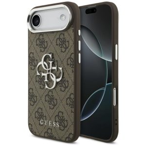 Muud kaubad Guess  Guess 4G Big 4G Classic Logo case for iPhone 17 Air - brown and silver 