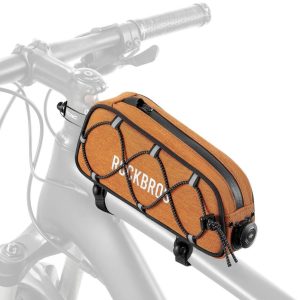 Other goods Rockbros  Rockbros 30120045004 ROAD TO SKY bicycle bag for the top frame tube, waterproof, 0.7L - orange 